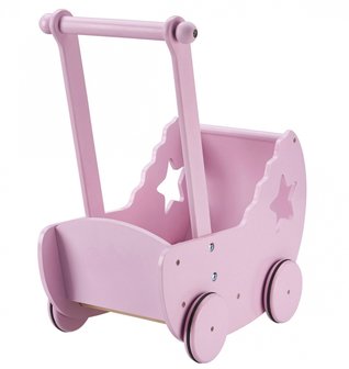 Poppenwagen roze - Kid&#039;s concept