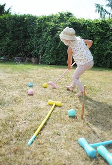 Croquet spel pastel - Magni