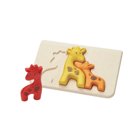 Houten puzzel Giraf - Plan Toys