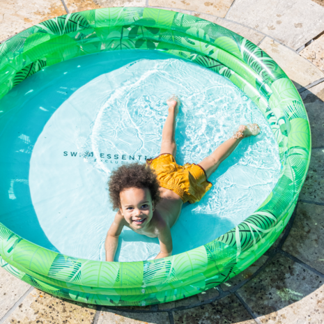 pool round 150 cm tropical