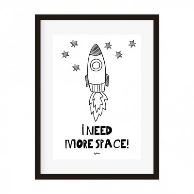 Poster I need more space - byBean
