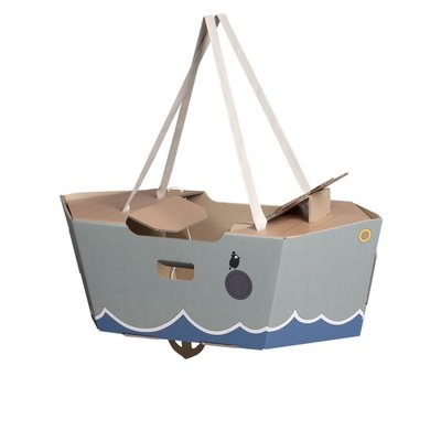 Kartonnen boot groen - Mister Tody