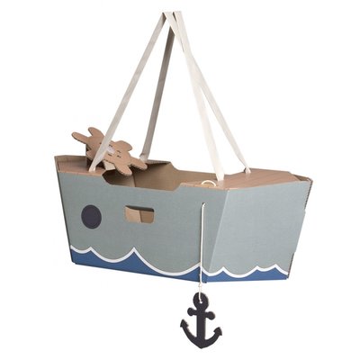Kartonnen boot groen - Mister Tody