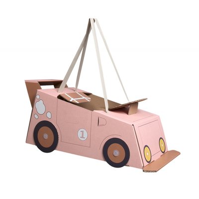 Mister Tody - Kartonnen auto roze