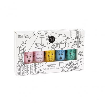 Nailmatic - set City - 5 kleuren