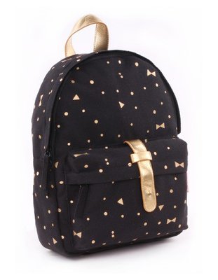 Kidzroom - rugzak black & gold