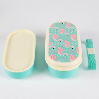 Sass & Belle - Bento Lunchbox Flamingo's