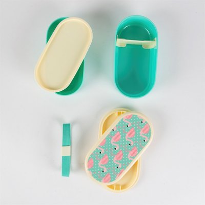 Sass & Belle - Bento Lunchbox Flamingo's