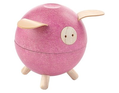 Spaarvarken roze - Plan Toys