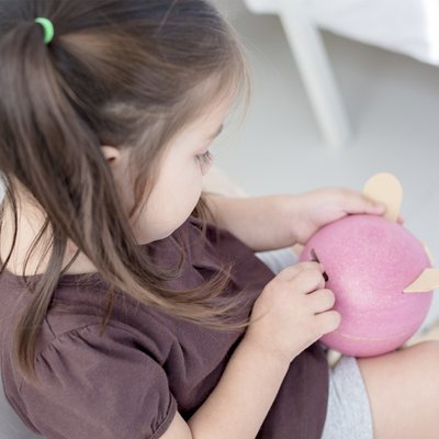 Spaarvarken roze - Plan Toys