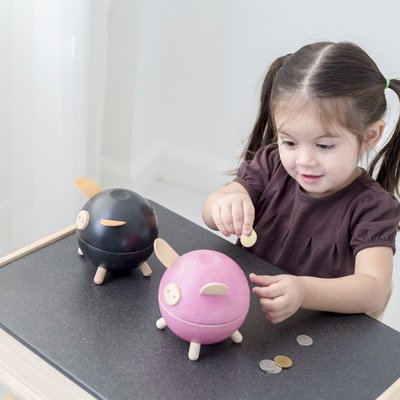 Spaarvarken roze - Plan Toys