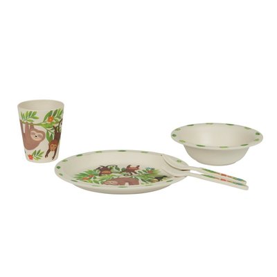 Bamboe eetset Dierenvriend - Sass & Belle