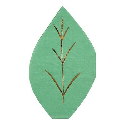 Servetten groen blad - Meri Meri