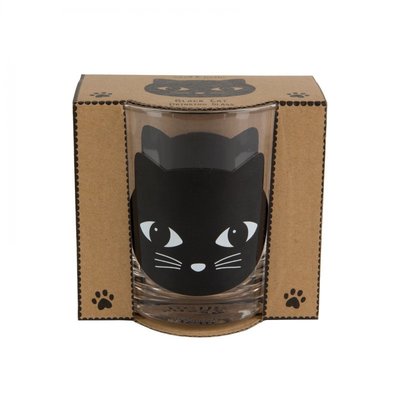 Glas zwarte kat - Sass & Belle