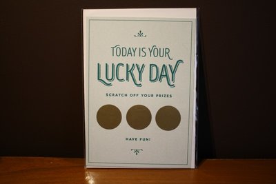 Today is your Lucky Day Lotterij kaart - Timi of Sweden