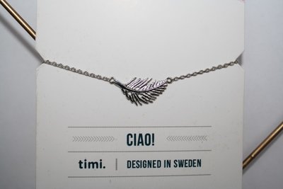 Armband veer zilver - Timi of Sweden