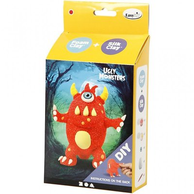 Knutselpakket Faom Clay Rood Monster - Creativ Company