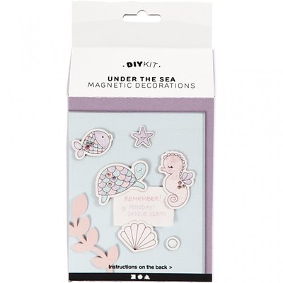 DIY Kit - Onder de zeespiegel - magneet decoratie