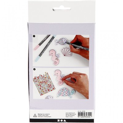 DIY Kit - Onder de zeespiegel - magneet decoratie