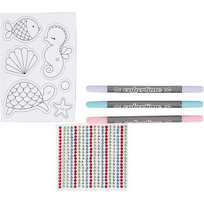 DIY Kit - Onder de zeespiegel - magneet decoratie
