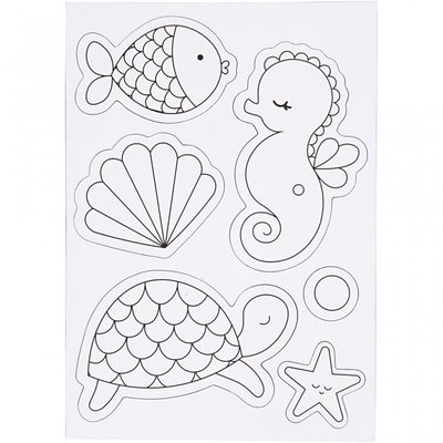 DIY Kit - Onder de zeespiegel - magneet decoratie