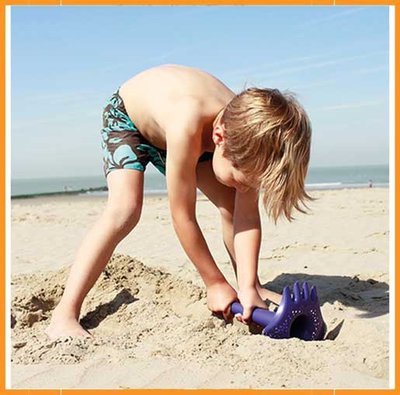 4 in 1 strandspeeltje - Triplet Mighty Orange - Quut