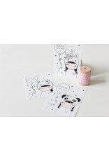 Uitnodigingskaarten kinderfeestje met lieve illustraties - Zoedt