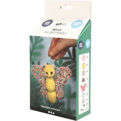 Knutselpakket Foam & Silk Clay Belle de vlinder boetseren - Creativ Company