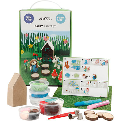Knutselpakket Foam & Silk Clay Feeënwereld boetseren - Creativ Company