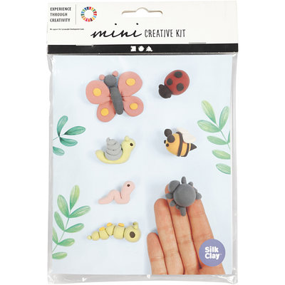 Knutselpakket Silk Clay insecten boetseren - Creativ Company