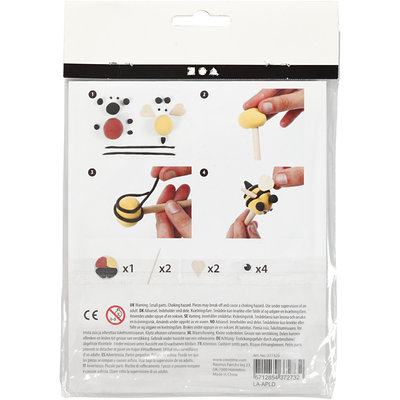 Knutselpakket Silk Clay potlood topper insecten boetseren - Creativ Company