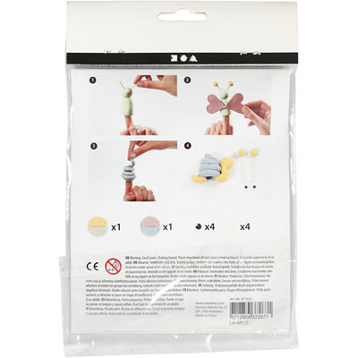 Knutselpakket Silk Clay vingerpoppen insecten boetseren - Creativ Company