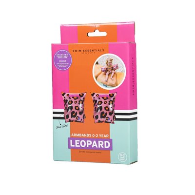Zwembandjes 0-2 jaar Rosé Leopard - Swim Essentials