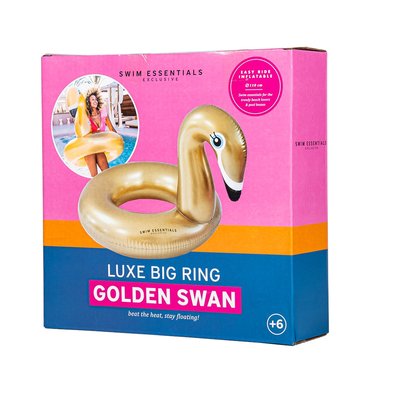 Zwemband Gouden zwaan groot - Swim Essentials