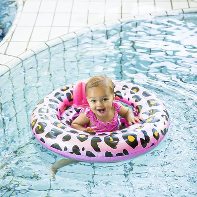 Baby Float Rose Goud Panter 0-1 jaar - Swim Essentials