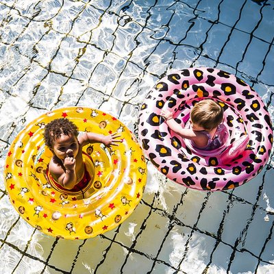 Baby Float Rose Goud Panter 0-1 jaar - Swim Essentials