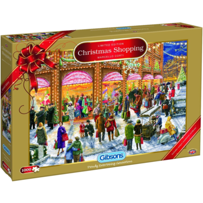 Puzzel Christmas Shopping 1000 stukjes- Gibsons Limited Edition