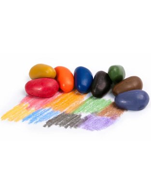 Zakje met 8 waskrijtjes - Crayon Rocks