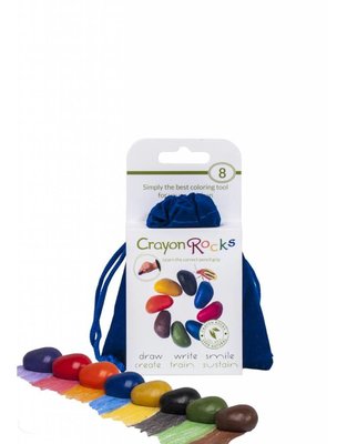 Zakje met 8 waskrijtjes - Crayon Rocks