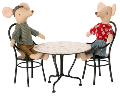 Eettafel met 2 stoelen - Maileg