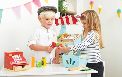 Boodschappen set met scanner Honeybake - Le Toy Van