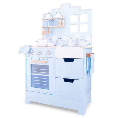 Kinderkeuken Delfts blauw - New Classic Toys