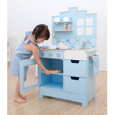 Kinderkeuken Delfts blauw - New Classic Toys