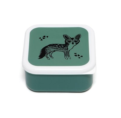 Snackdoosjes dieren groen - set van 3 - Petit Monkey