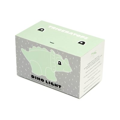 Nachtlamp dino Triceratops - Mint - Petit Monkey