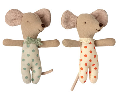 Tweeling baby muisjes in doosje - Maileg