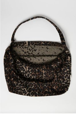 Brown jaguar mom-bag