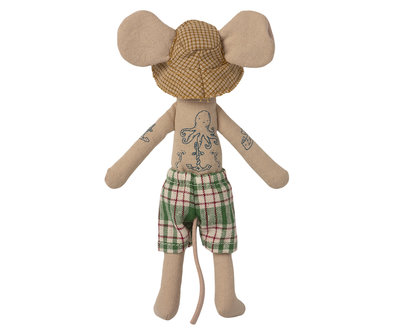 Papa muis in strandcabine - Maileg