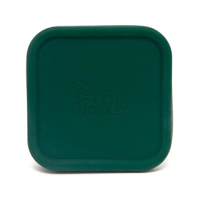 Snackdoosjes Stainless Steel - groen - Petit Monkey