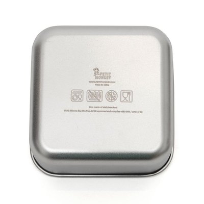 Snackdoosjes Stainless Steel - groen - Petit Monkey